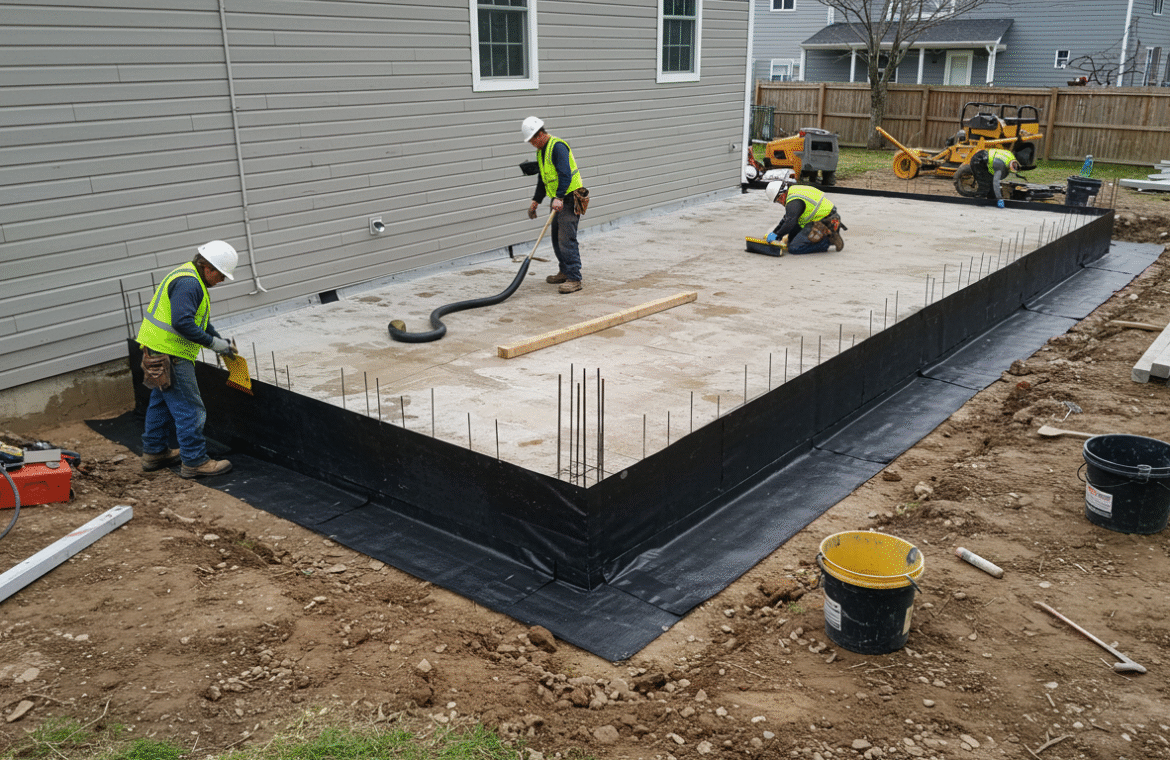 Imperméabiliser la fondation