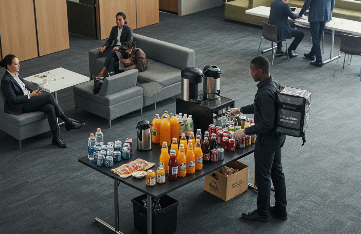 La livraison de boisson