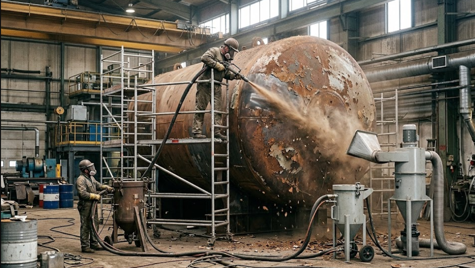 Décapage à sec : la méthode sans eau qui révolutionne le nettoyage industriel