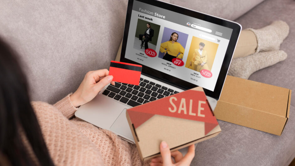 page d'une boutique en ligne